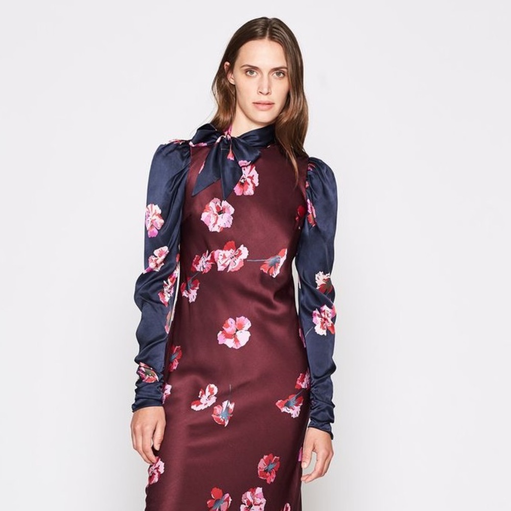 Joie floral dress, long sleeved, NWT Size 0